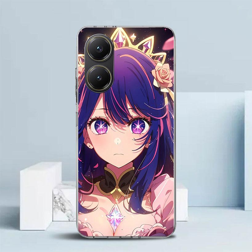 Oshi No Ko Soft Cover for Xiaomi Poco F7 Ultra X7 X6 X5 Pro M7 Phone Case Redmi 15 15C 13 13C 12 12C 10 10C Print Shell Poco X7