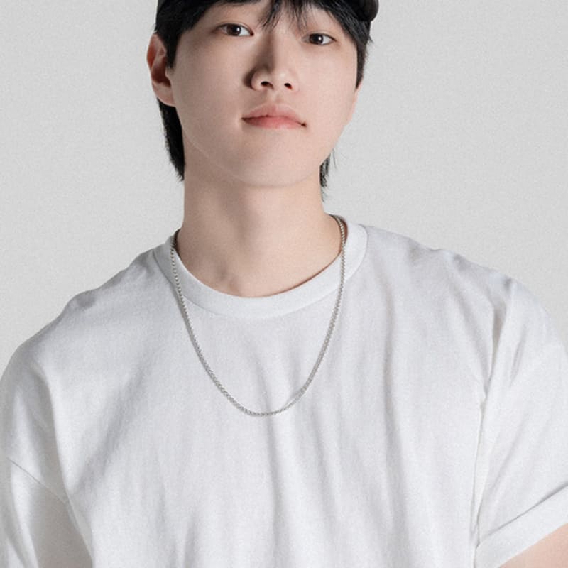 BICYCLE TROPHY S.S chain necklace 25 (all surgical steel / BL)