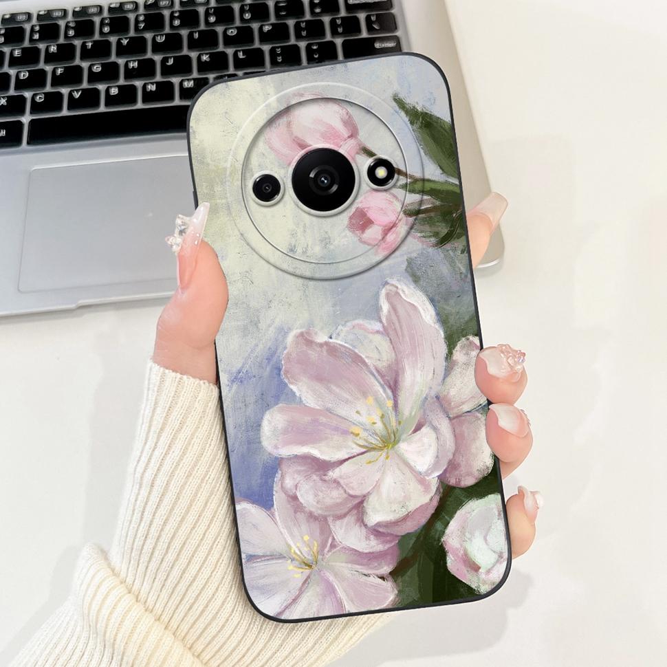For Xiaomi Redmi A3 4G Case Luxury Art Painted Cover For Redmi A3 A2 A1 RedmiA3 RedmiA1 Phone Casing Soft Fundas ShockProof