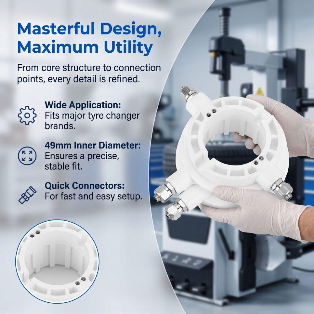 49mm Inner Diameter Tyre Changer Rotary Valve Plastic Tire Changer Air Valve Tyre Changer Machine