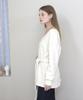Cattline Off-Shoulder Wrap Strap Cardigan (Ivory)