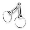 Snaffle Bits Nyckelring Zink Legering Pelham Nyckelring Single Connector Horse Bit Key Knot