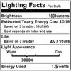 Lxcom Lighting G4 LED Bulb 12V Bi-Pin Base 1.5W LED COB Light Bulbs (10 Pack) 10W Halogen Replacement Warm White 3000K T3 G4 Base No Flicker for