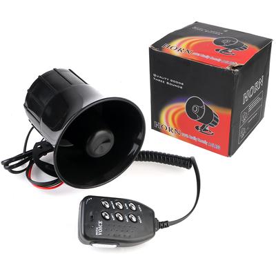 12V 100W 6-Ton-Autohupe Autozubehör 120DB Laute Polizeisirene Lautsprecher Autowarnalarm Megaphon Lufthupe Mehrton-Claxon-Hupe