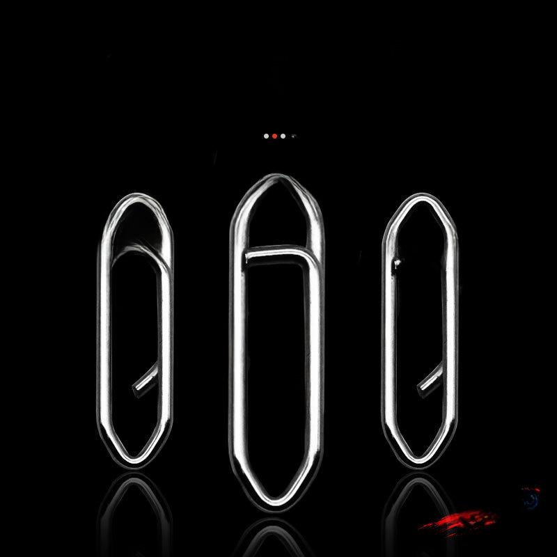 Stainless Steel Quick-Connect Back Pin Lure Ring for Sea Fishing