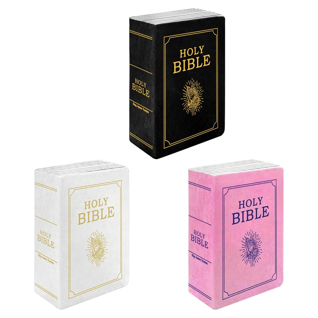 Bible Pillow Plush Book Shaped, Openable, Comfortable  Bible Pillow Bible Verse Pillow HOLYBIBLE