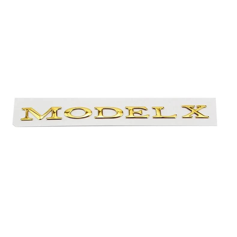Metal ABS Car Styling Trunk Rear Tail Body Side Badge Sticker for Tesla Model 3 S X Y DUAL MOTOR Emblem Exterior Accessories