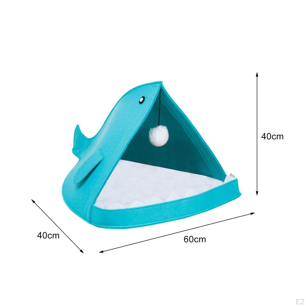 Beds Kitten Bed Comfortable Pet Cat Sleeping Nest Washable Felt
