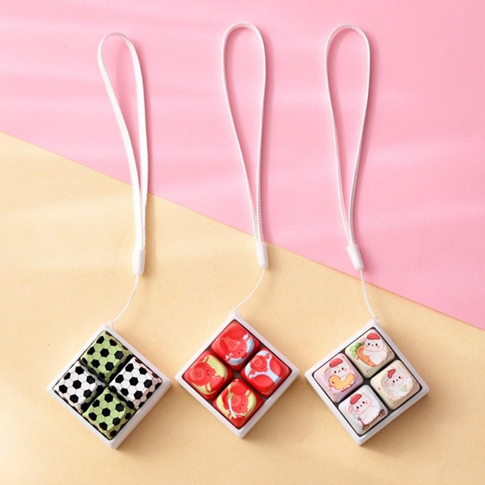 Anxiety Relief Football Keyboard Fidget Toy Clicky Button Fidget Clicker for Adults