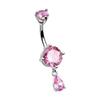 Modern Belly Piercing Jewelry Ergonomic Body Jewelry Multiple Color Option Stainless Steel Texture for Day Night Wear