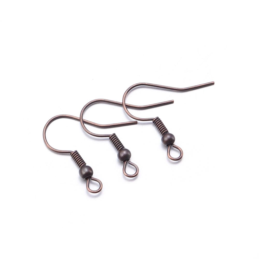 100-200pcs Iron Earring Hooks DIY Earring Findings Earrings Clasps Ear Hooks Earring Wires For Jewelry Making Supplies Wholesale