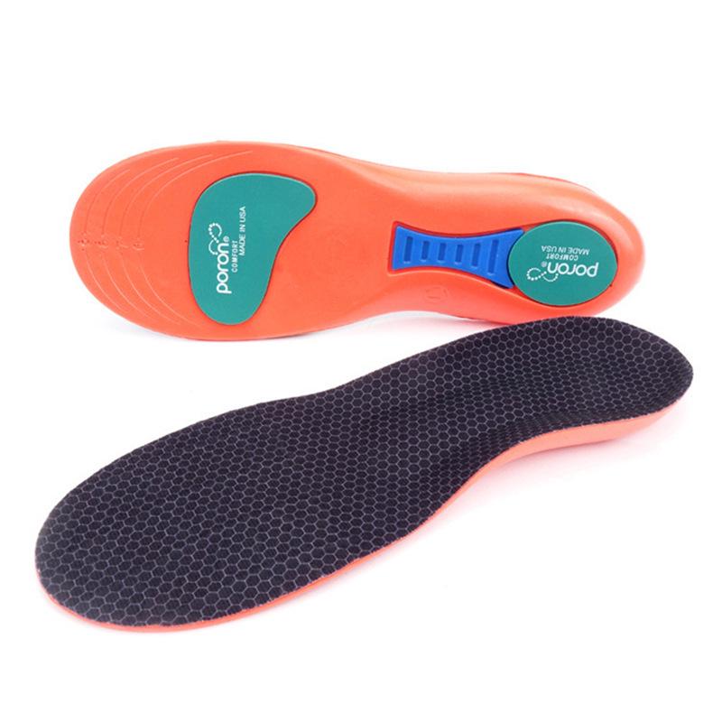High Arch Flat Foot Correction Insole: Breathable, Shock-Absorbing PU Support for Sports Shoes