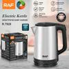 Stainless Steel Electric Kettle with Auto Shut-Off, 2.0L Food Grade Tea Maker