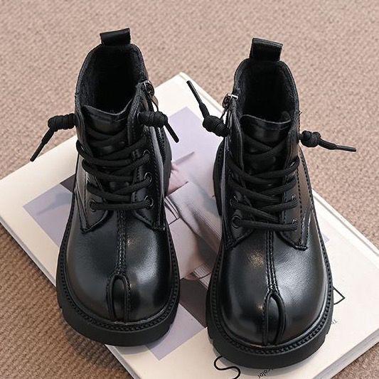 

Детская обувь Ботинки Мартин для девочек 2025 осень и зима новые бархатные мальчиковые короткие ботинки одинарные ботинки зимние ботинки мягкая подошва 24 yards, inner length 15.2cm.