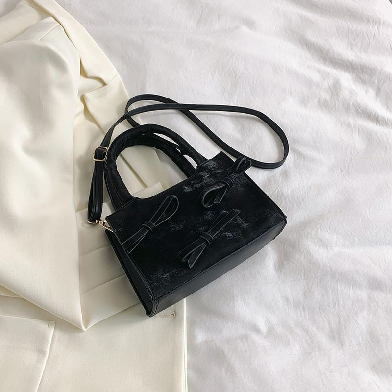 Chic Small Box Bag For Women Casual Fashionable Korean Style Pu Leather