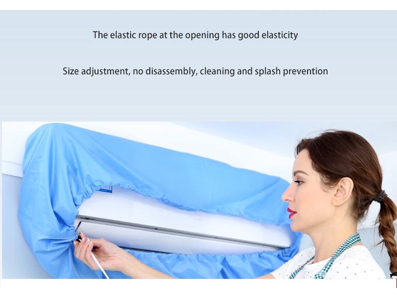 Universal Wall-Mounted Air Conditioner Cleaning Kit with Water Collection Bag