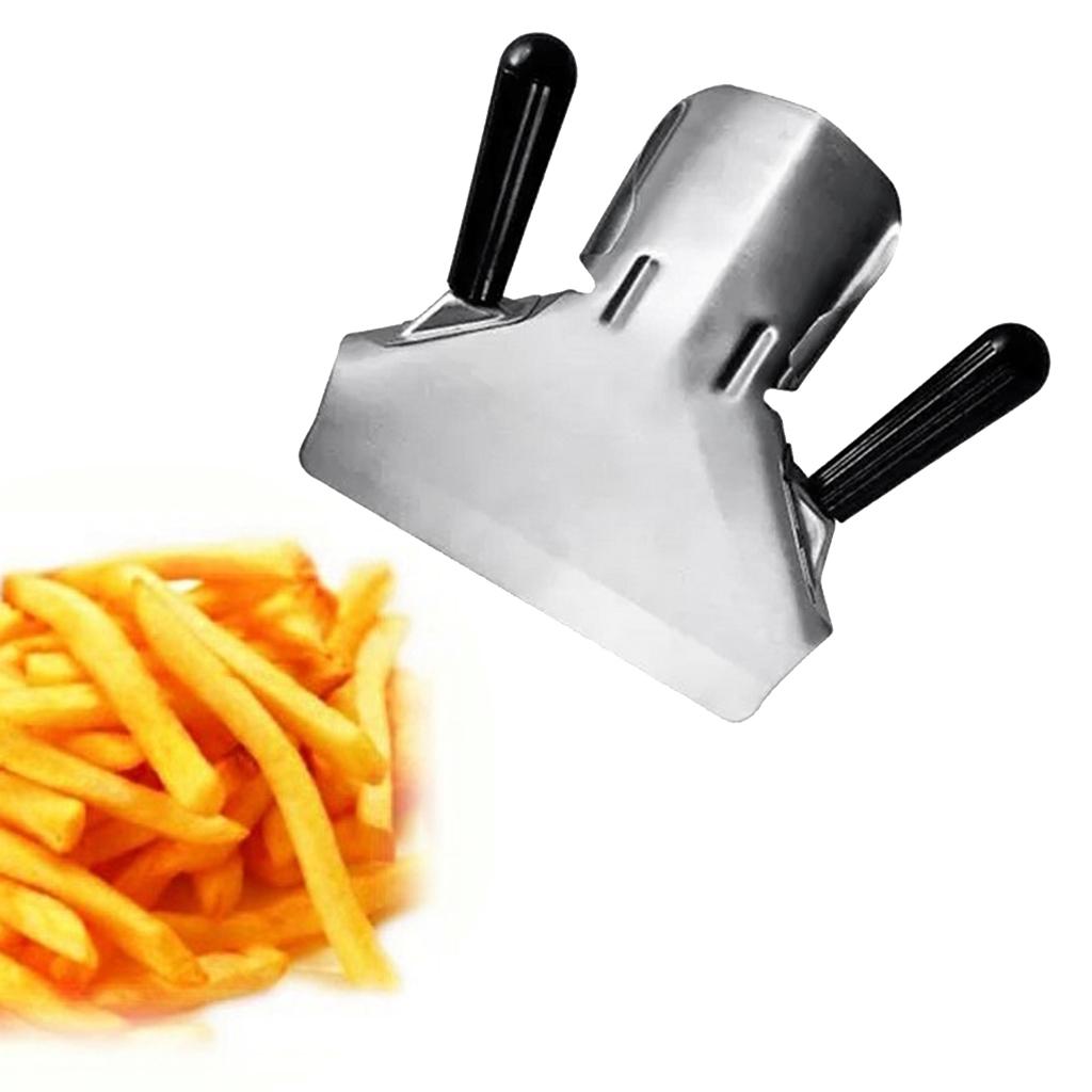 Stainless Steel Chip Scoop Food French Fries Popcorn Shovel Fry Scoop Bagger Single / Double Handle