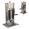 Manual Sausage Stuffer Maker 2L Stainless Steel Vertical Handmade Sausage Filling Machine with