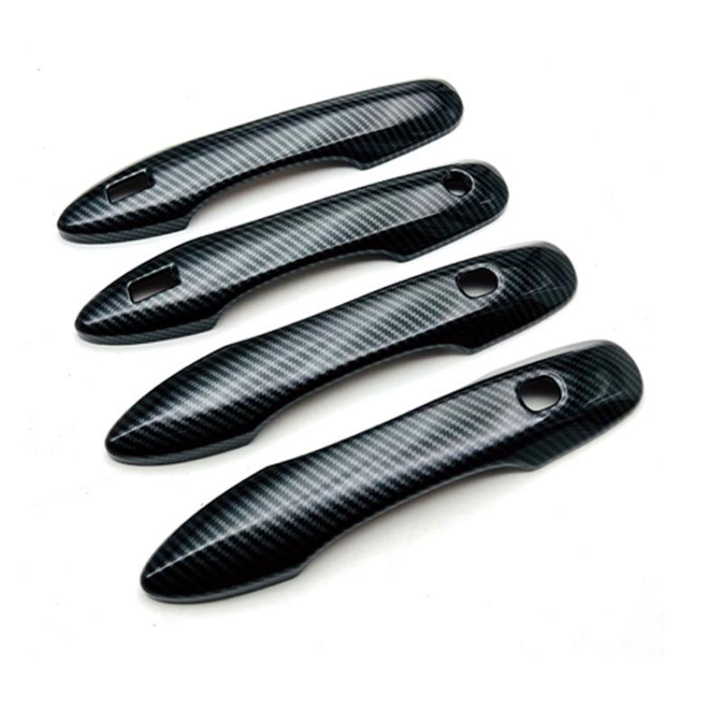 For Toyota Noah Voxy 90 Series   ABS Carbon fiber Door Handle door Bowl Catch Cover Protection Car External Trim Sticker