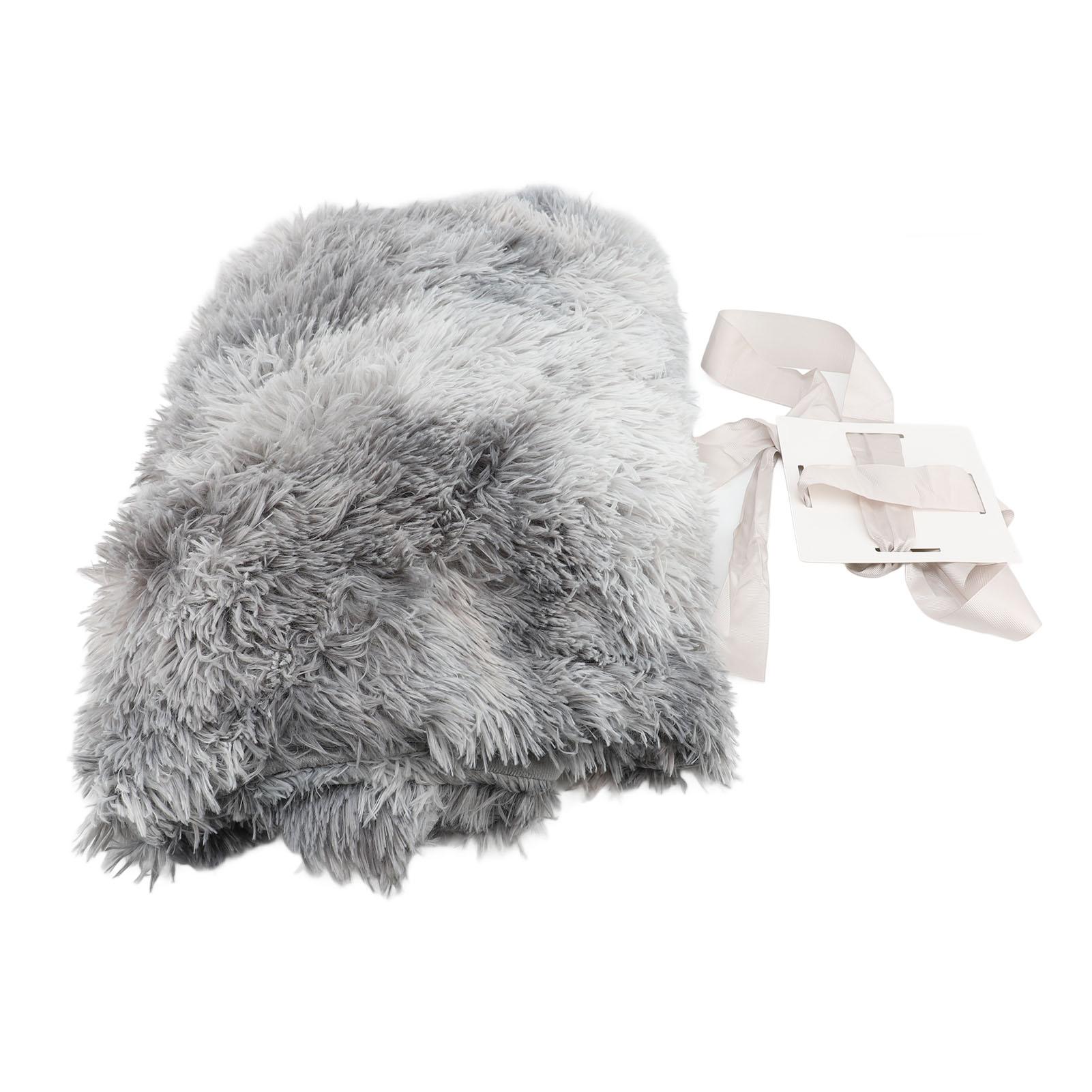 

Одеяло Стираемое Тай-дай Двустороннее Полиэстер Мягкое Плюшевое Одеяло для одного человека Офисный Диван светло-серый