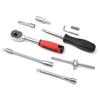 46 Pieces / Set Car Repair Tool Set Household Hand Tool Kit Wrench Screwdriver Socket Carbon Steel Combination Set + Tool Box