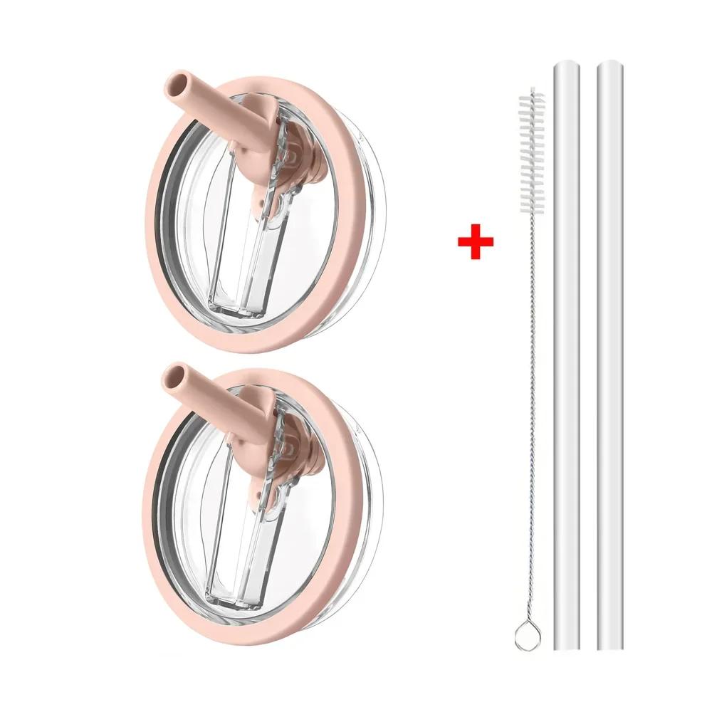 40oz Lid for Stanley Flip Straw Leak Proof Tumbler Lid Replacement for Stanley Cup Accessories Straw Cover