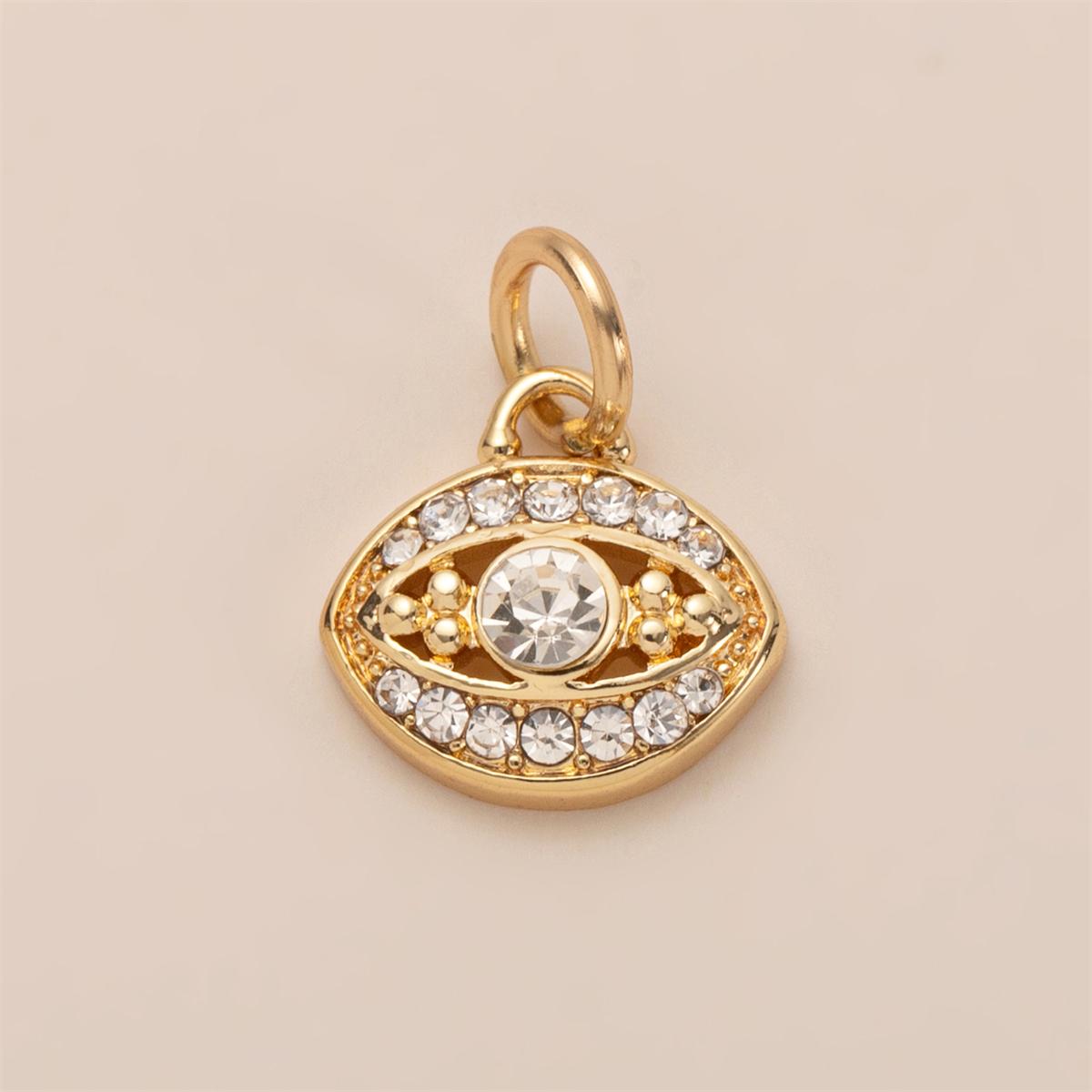 

DIY Pendant Accessories Star Moon Love Pendant Necklace Copper Gold Plated Color Preserved