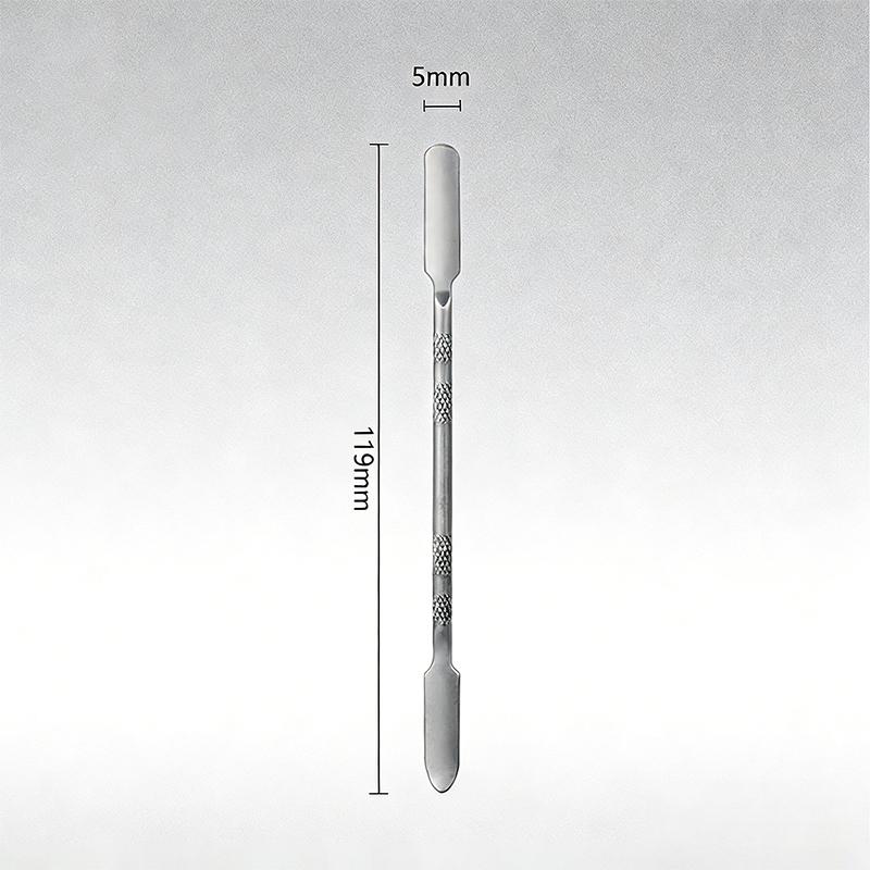 Stainless Steel Color Palette Cosmetic Coloring Tray Makeup Stick Ring Blending Palette Base Set