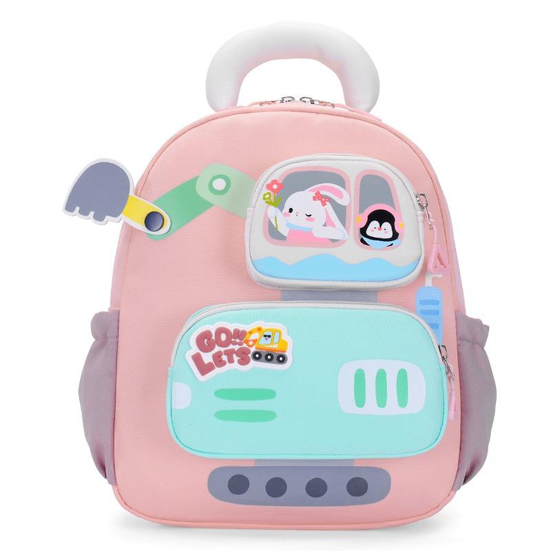 Sac à dos Excavatrice Dessin Animé pour Garçons Sac à Dos Mignon pour Enfants Léger Sac d'École Maternelle Pingouin Sacs à Dos Filles mochilas escolares