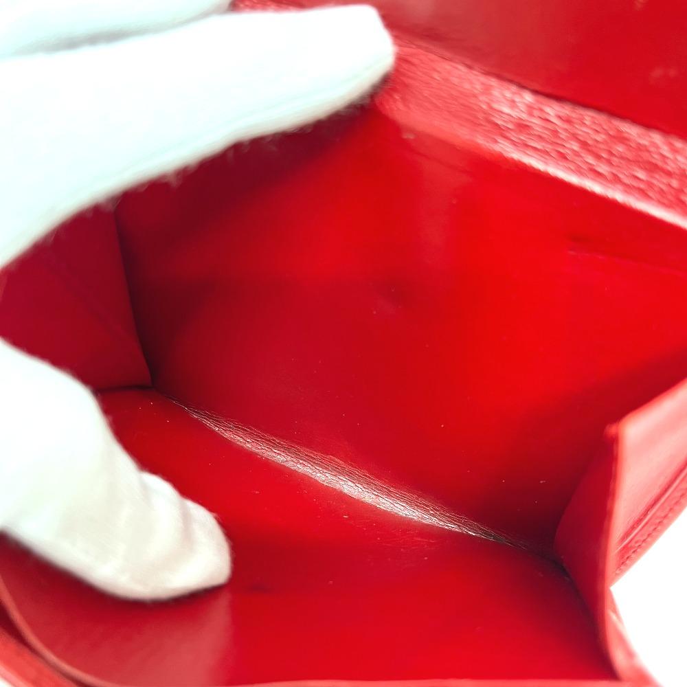 Loewe Anagram Geldbörse Kompakte Geldbörse Faltgeldbörse Leder Rot