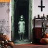 1 Stück 2D Flachbanner Geeignet für Halloween, Mit Einer Großen Geistermädchen Türdekoration