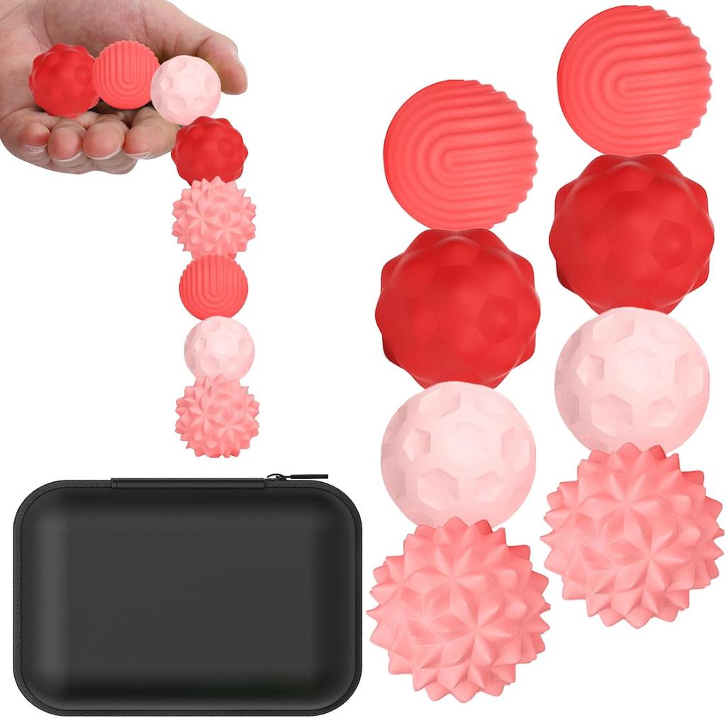 Bolas sensoriais magnéticas de silicone, brinquedo antiestresse para crianças e adultos, brinquedo sensorial para alívio da ansiedade e estresse, bolas de silicone para autismo e alívio da ansiedade