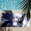A-Amane Kanata Singer VTuber Towel Soft Lightweight Anti-Sand Large Beach Towel Quick-Drying Bath Sports Family