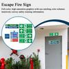 Exit Signs For Business Safety Exit Sign Sticker 7 Piece Fade Resistant Decal Survival Sticker For Industrial Outdoor Door Men