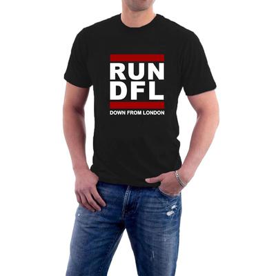 DFL T-shirt RUN DFL PARODY  Funny 2nd Home Seaside Holiday Deal Tee by Sillytees