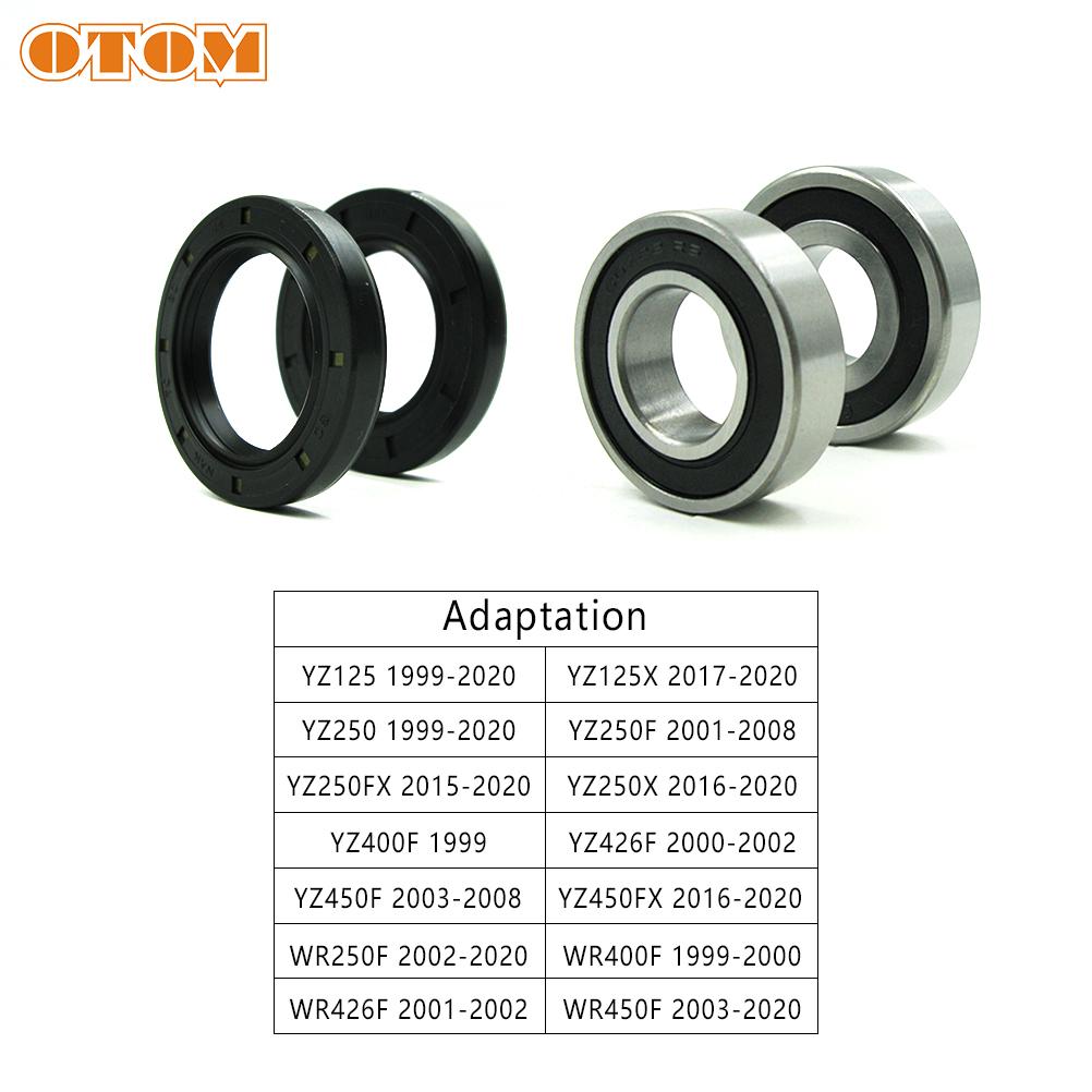 OTOM Motocross Rear Wheel Bearing Hub Oil Seal Kit For YZ125 YZ125X YZ250FX WR400F 426F 450F Motorcycle Wheel Bearing Kit