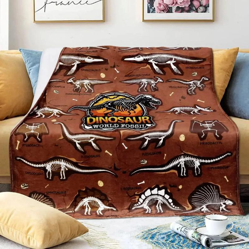 Manta De Dinosaurio Para Ni?os Jurassic Dino World Park Soft S