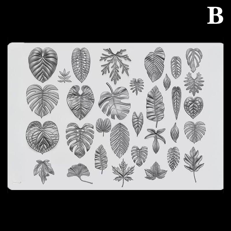

1/2PCS Transparent Silicone Nail Art Mold - Ribbon Bow Ballet Shoes Leaf Bird Carving Template for DIY Manicure Decoration Tool
