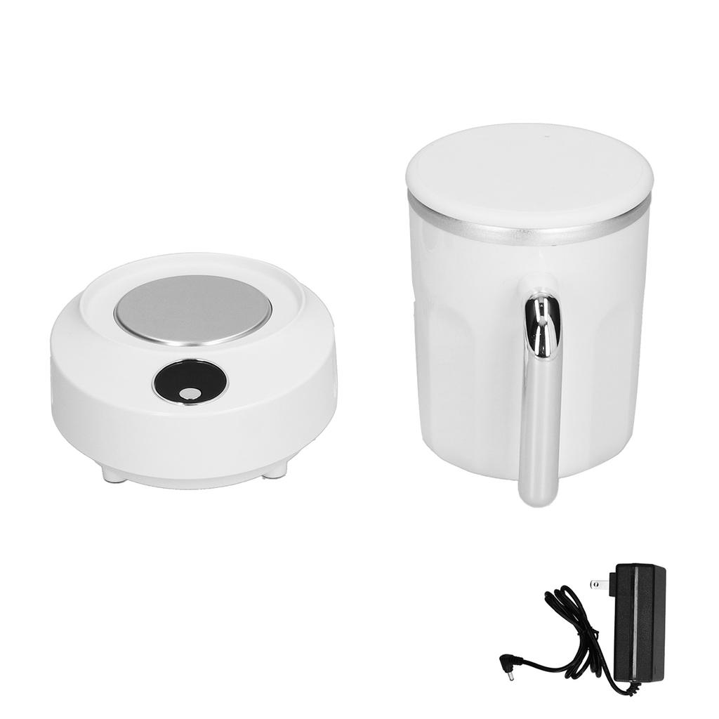 Smart Temperature Control Cup Dual Purpose Desktop Coffee Beverage Fast Cold Heating Cup for    (White )