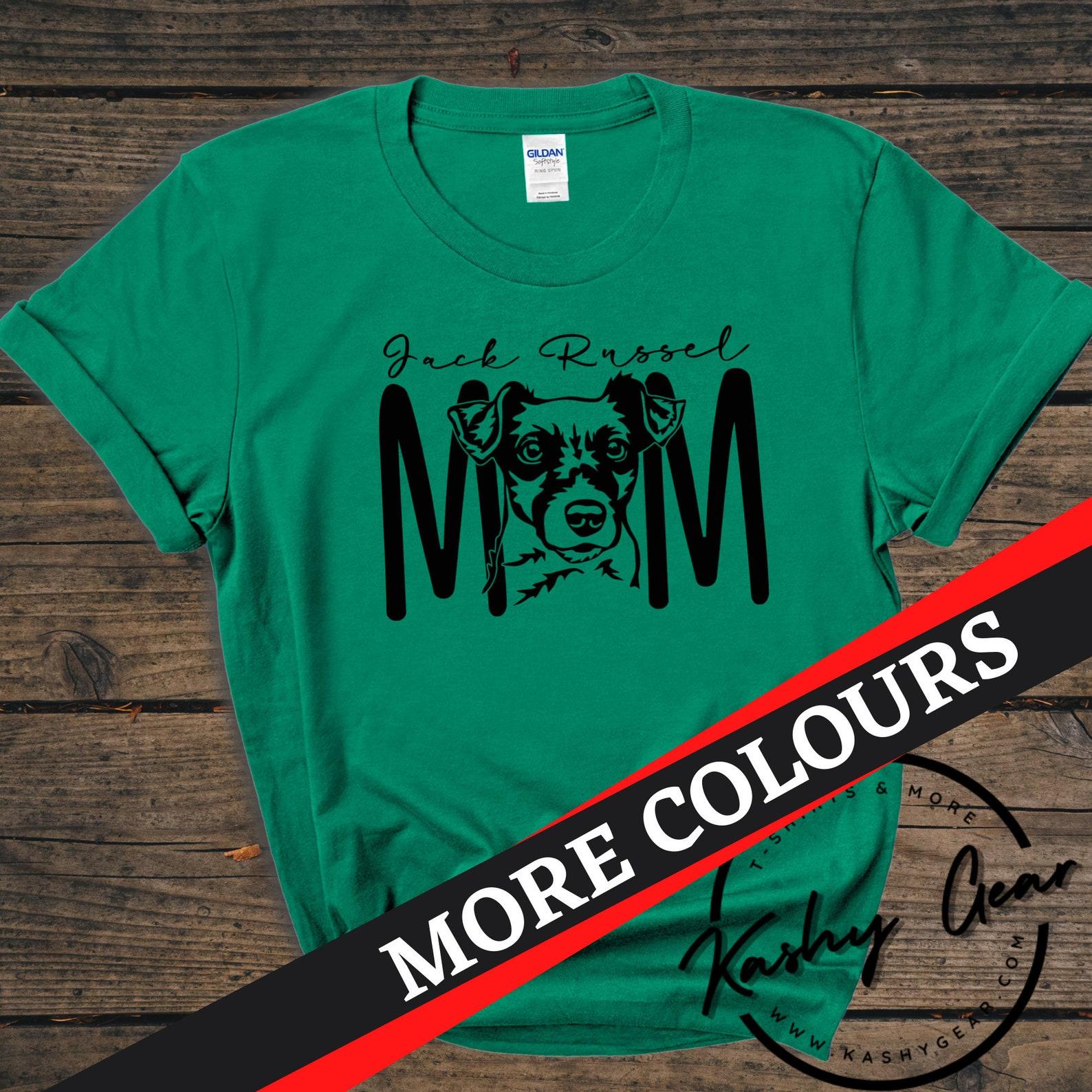 Jack Russell Mom Shirt | Jack Russell Terrier Dog TShirt | Dog Mom Parent Tee | Christmas Gift For Dog Lovers T Shirt XL