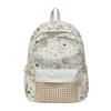 Schoolbag cute cat student backpack women's high-value color matching backpack large capacity small fresh junior high school student schoolbag