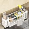 Large Capacity Kitchen Sink Drain Rack Self-draining Sink Shelf Soap Sponge Holder  for Home