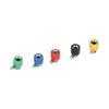 10Sets Banana Plug Stable Transmission Corrosion Resistant 4mm 5 Colors Banana Panel Terminal for Ship Computer