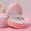 Composite Paper Ring Display Case Rose Jewelry Organizer Jewelry Box Heart Ring Box  Men