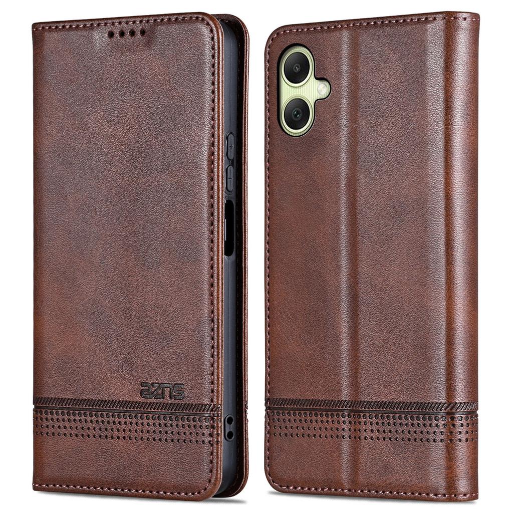 AZNS For Samsung Galaxy A06 4G Case Cowhide Texture PU Leather Wallet Phone Cover