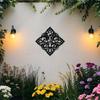 Arabic Black Metal Wall Art Islamic Decor for Living Room Ramadan Festival