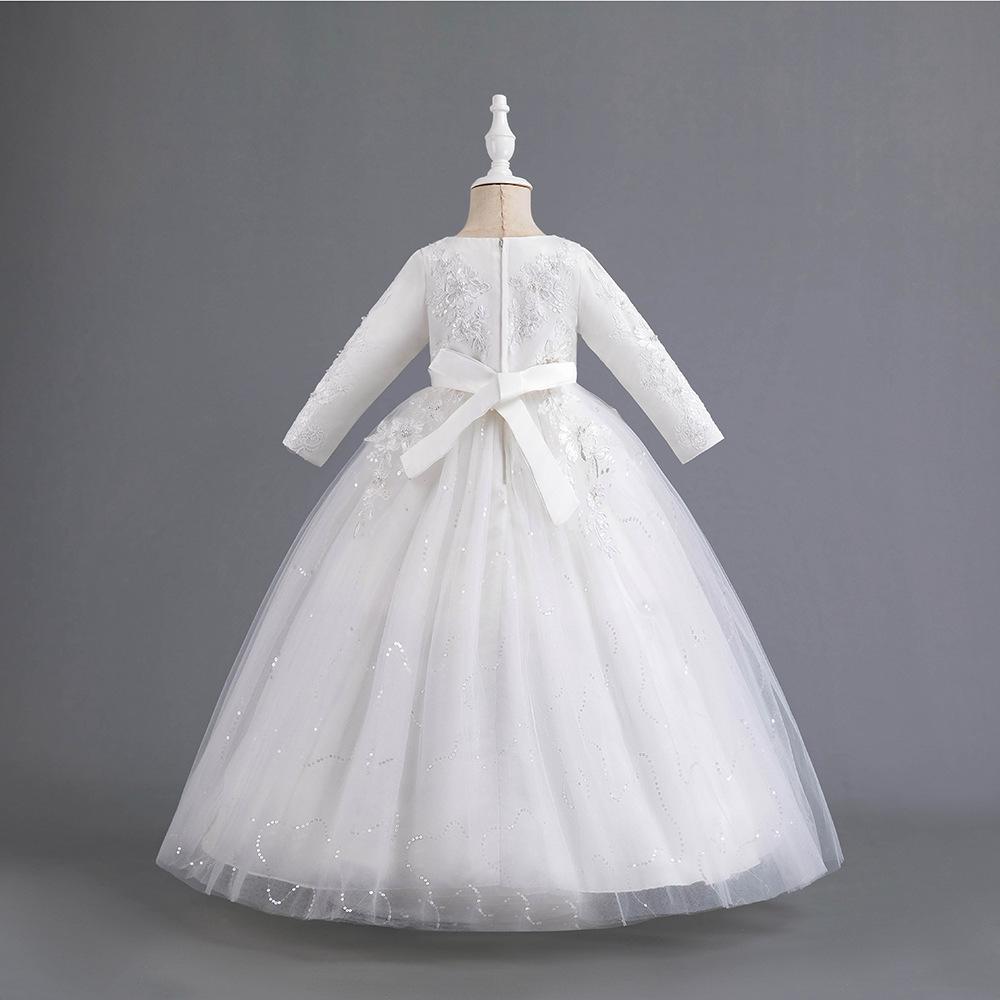 Girls' Spring Mesh Princess Dresses - Puffy Skirts & Formal Wedding Attire for Small To Medium Children