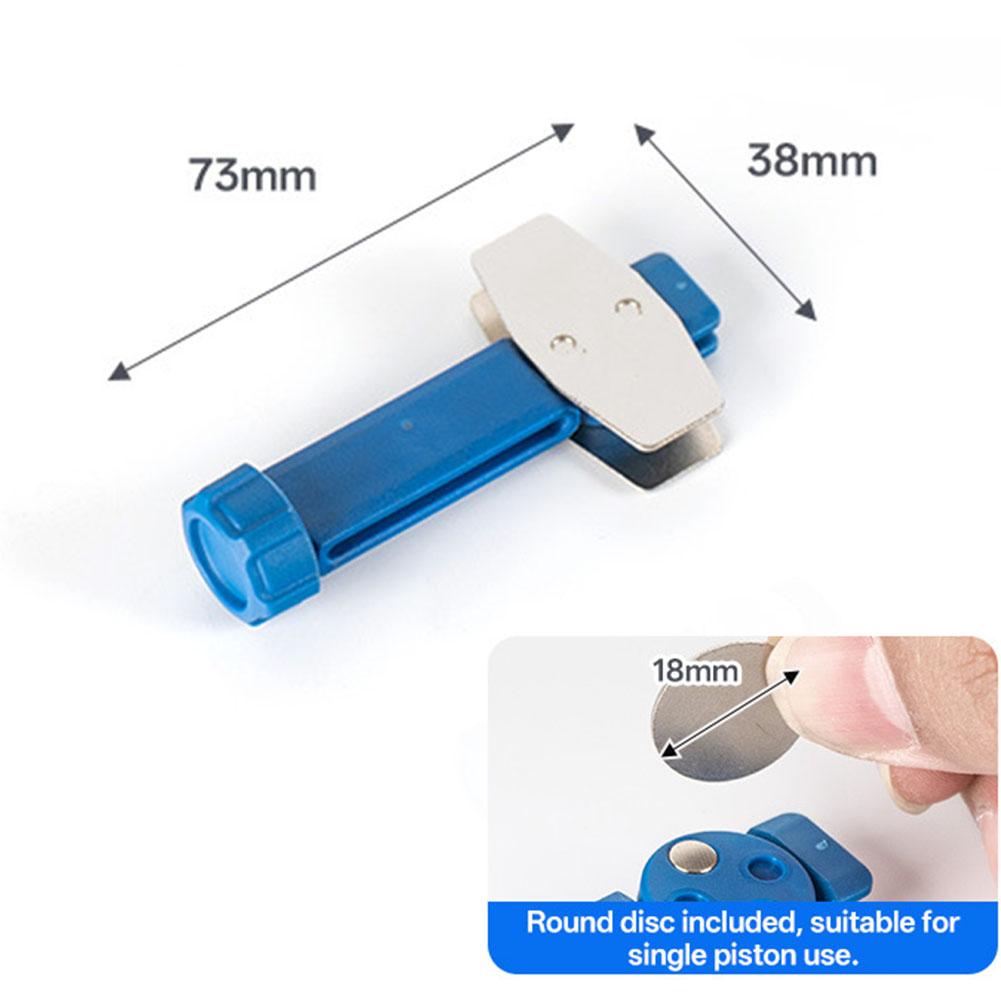 Steel Bicycle Brake Pad Spreader Tool 360° Rotatable Bike Oil Disc Piston Reset Hydraulic Brake Caliper Piston Extension