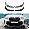 For 2024+ BMW X5 G05 X6 G06 M Sport LCI 30d 40i M60i front bumper lip splitter diffuser spoiler ABS gloss black body kit