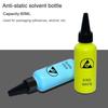 65mL ESD Alcoholic Bottle Dispenser with Stainless Steel Needle Anti Static Glues Droppers for Phone Electronics Board